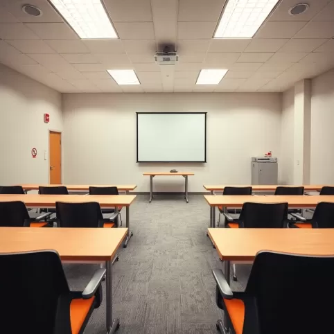 Sala szkoleniowa wymagania BHP