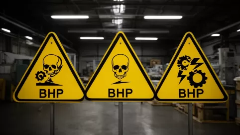 znaki ostrzegawcze bhp